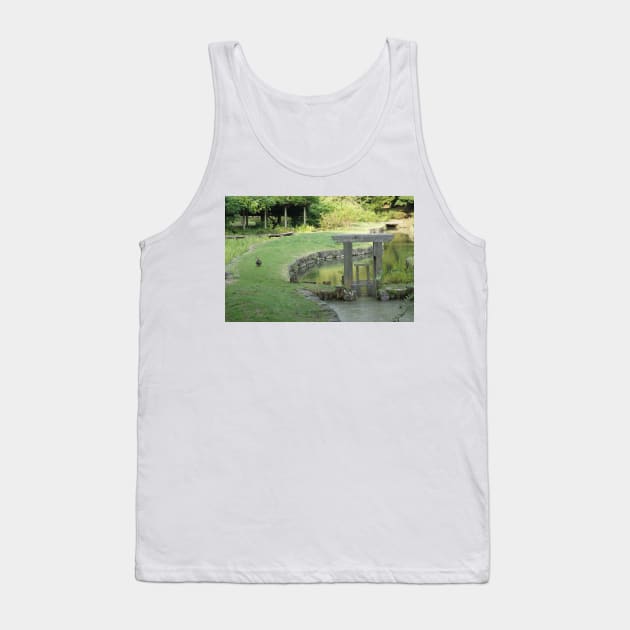 Shinjuku Gyoen National Garden Tokyo Tank Top by PugDronePhotos